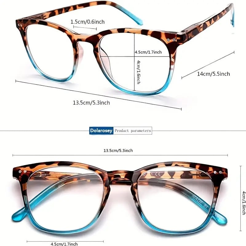 Leopard Lux: Gafas de Lectura Degradadas con Estampado de Leopardo