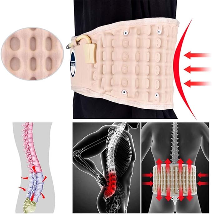 ComfortAlign: Cinturón de Descompresión Lumbar - Tracción y Alivio Fisioterapéutico para la Espalda