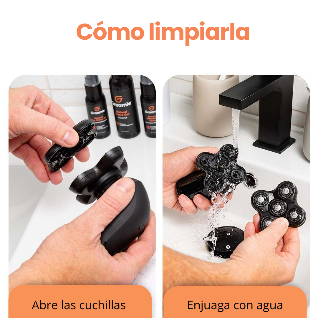 Groomie- Afeitado sin cortes o irritaciones