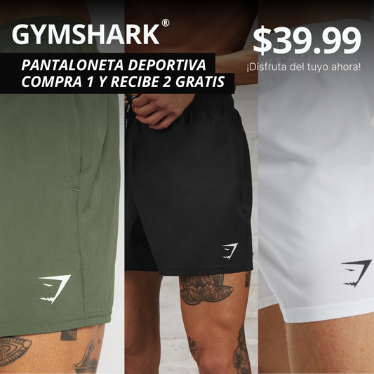 GYMSHARKT PANTALONETA: COMPRA 1 Y RECIBE 2 GRATIS