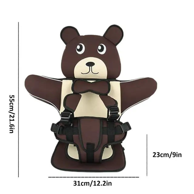 CozyBear Safety Seat: Asiento de Seguridad Portátil para Niños.