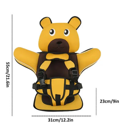 CozyBear Safety Seat: Asiento de Seguridad Portátil para Niños.