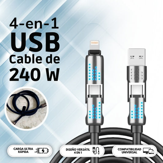 Cable de carga USB 4 en 1 (TOP1)