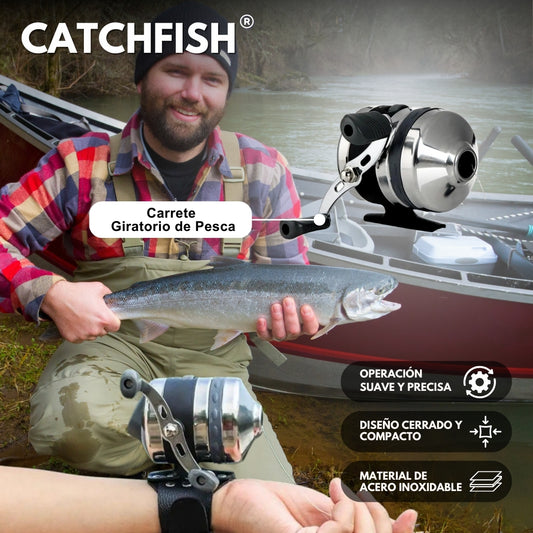 CatchFish: Carrete  Giratorio de Pesca