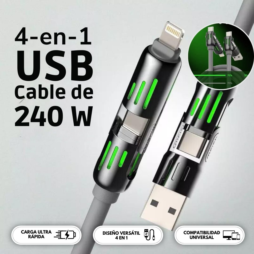 Cable de carga USB 4 en 1 (TOP2)