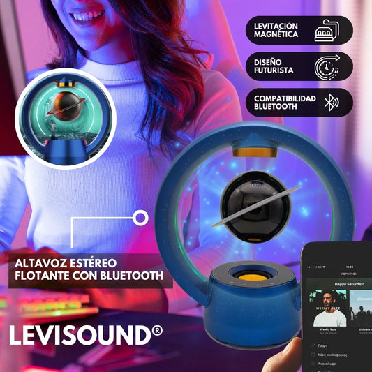 LeviSound: Altavoz Estéreo Flotante con Bluetooth