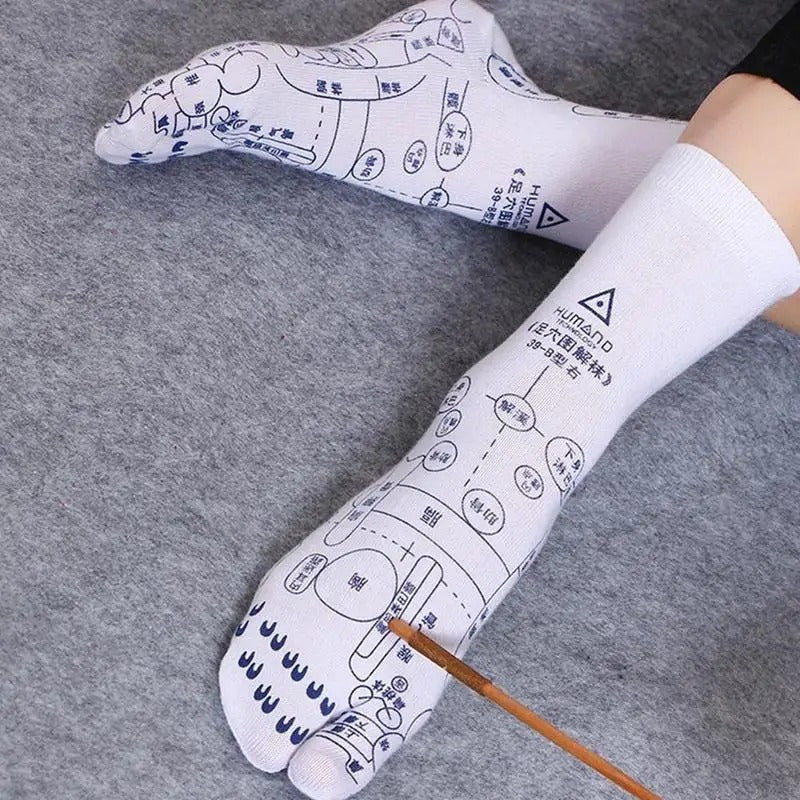 AcuStep Socks: Calcetines de Acupuntura con Masajeador de Pies - Terapia y Confort con Cada Paso"