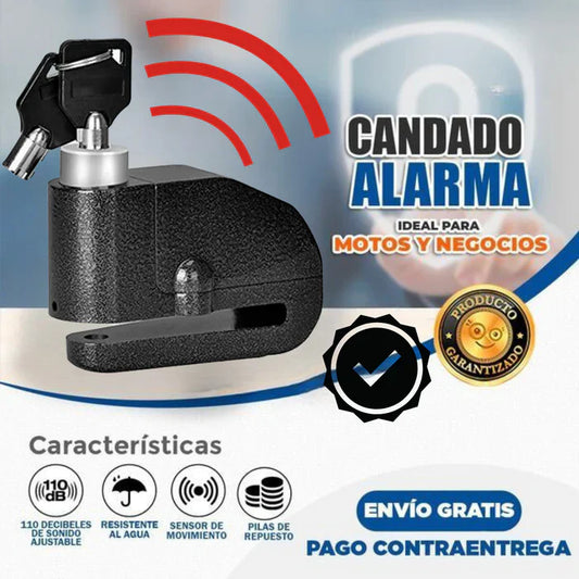 Candado Alarma Para Motos®