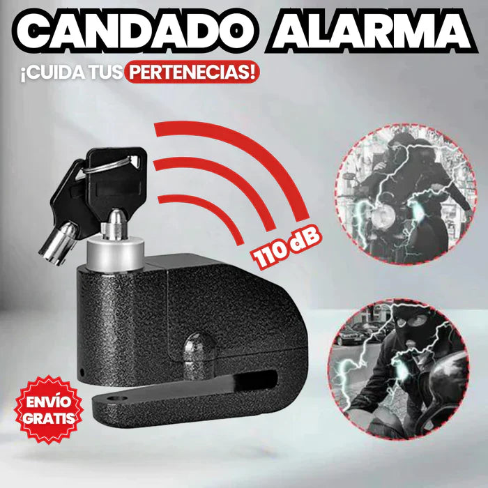 Candado Alarma Para Motos®