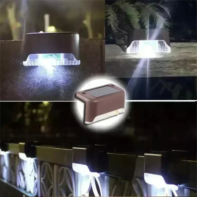 DualBeam Solar: Lámpara LED Solar de Pared para Exteriores - Iluminación Impermeable para Vallas de Jardín