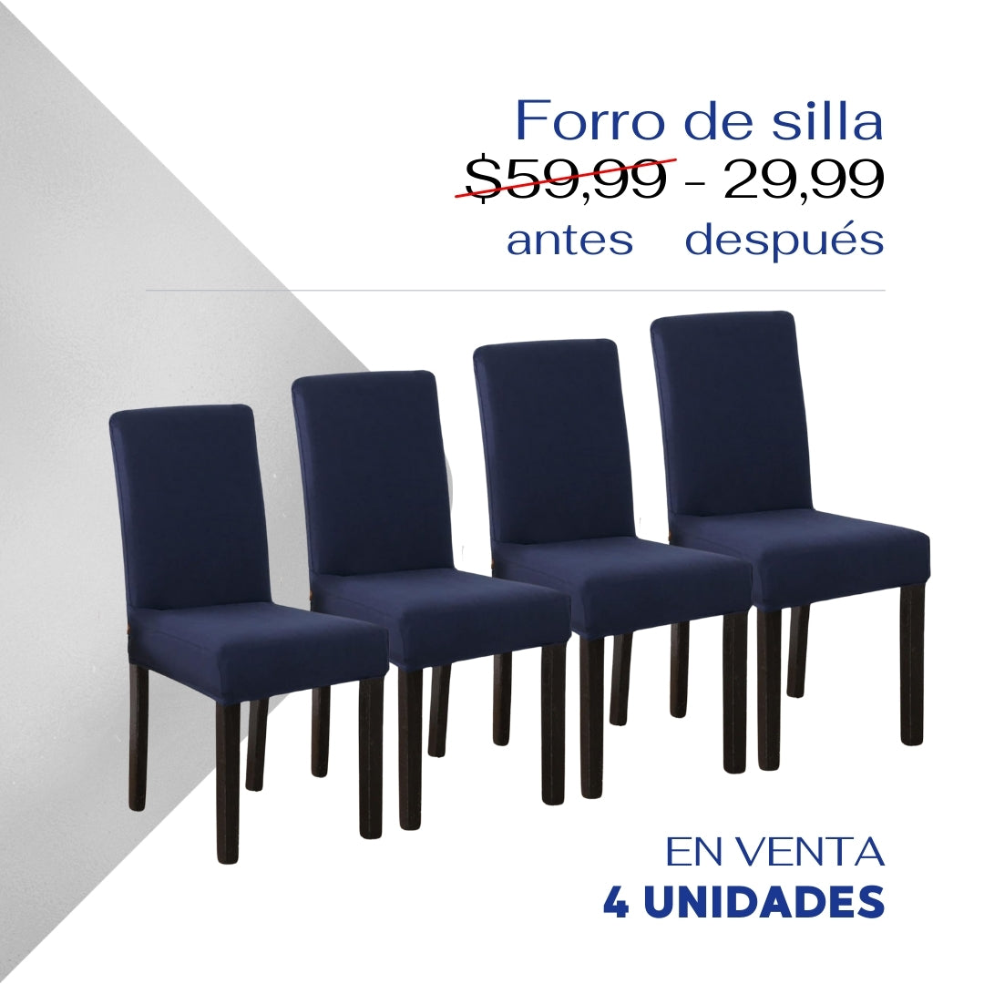 COBERTOR DE SILLAS (JUEGO PARA SILLAS EN OFERTA)