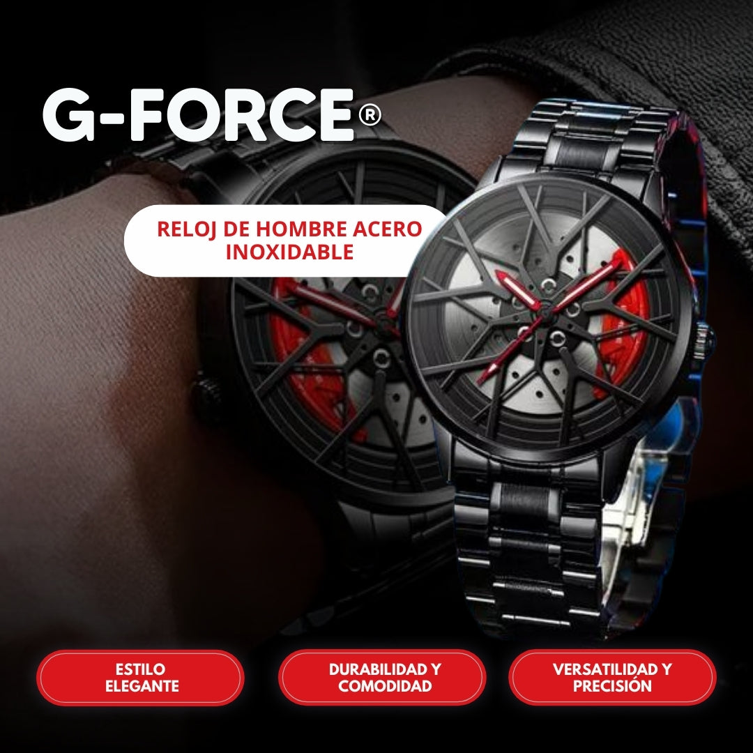 G-Force:  Reloj de Hombre  Acero Inoxidable