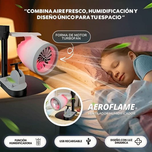 AeroFlame: Ventilador humidificador