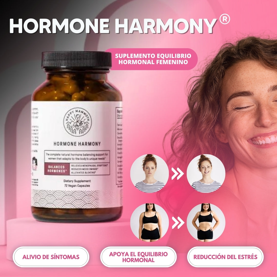 Hormone Harmony: Suplemento Equilibrio Hormonal Femenino