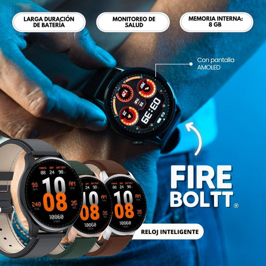 Fire - Boltt: Reloj inteligente con pantalla AMOLED