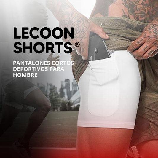 Lecoon Shorts: Pantalones Cortos Deportivos para Hombre