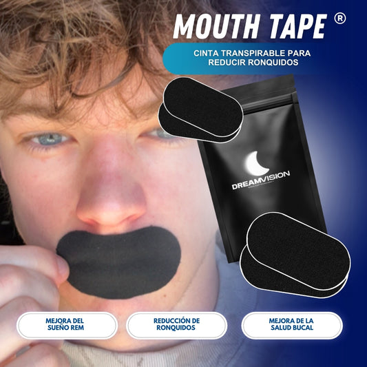 Mouth Tape: Cinta Transpirable para Reducir Ronquidos