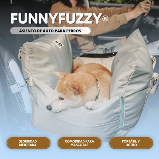 FUNNYFUZZY: Asiento de Auto para Perros