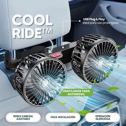 CoolRide™: Ventilador ajustable para asiento de automóvil