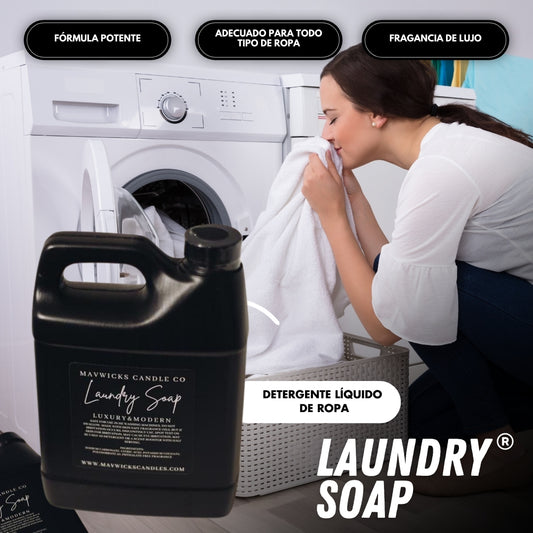 Laundry Soap: Detergente Líquido de ropa