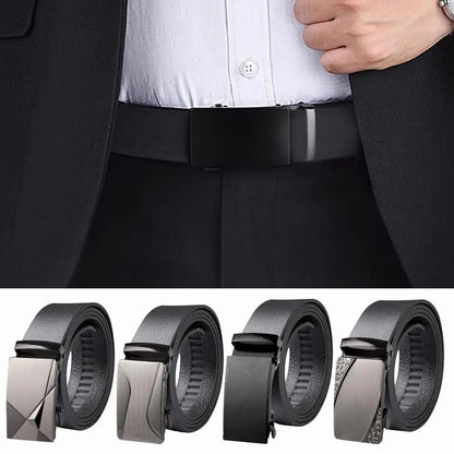 SmartBelt: Cinturón Automático de Cuero PU para Hombre - Estilo y Conveniencia con Cierre Perfecto