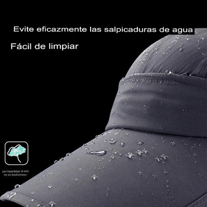 ShieldCap+: Sombrero de Cubo con Chal y Cubierta Facial para Hombre - Protección Completa y Estilo